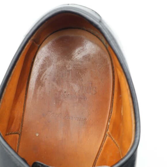 Allen Edmonds Park Avenue Men's 9.5 E Cap Toe Oxford Dress Black Leather USA - Picture 14 of 15